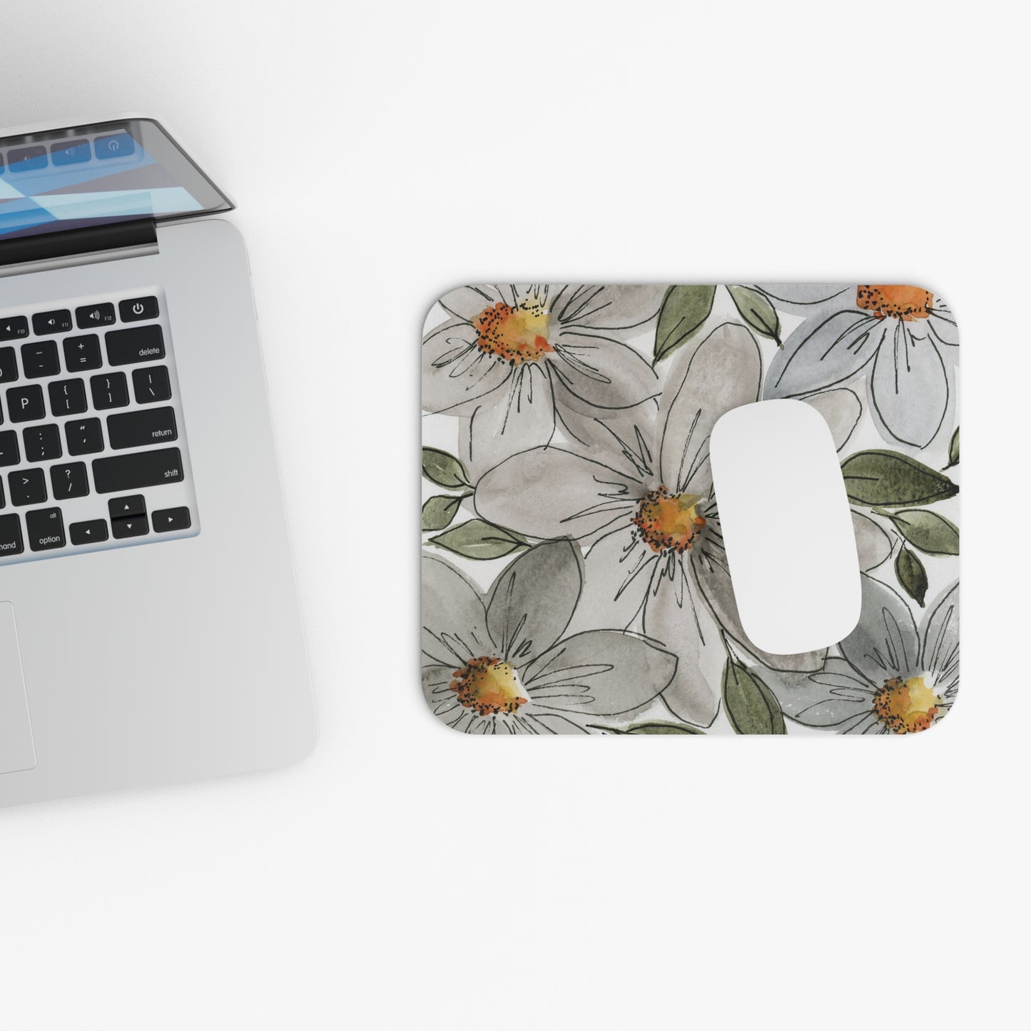 Daisies Flower Mouse Pad (Rectangle)