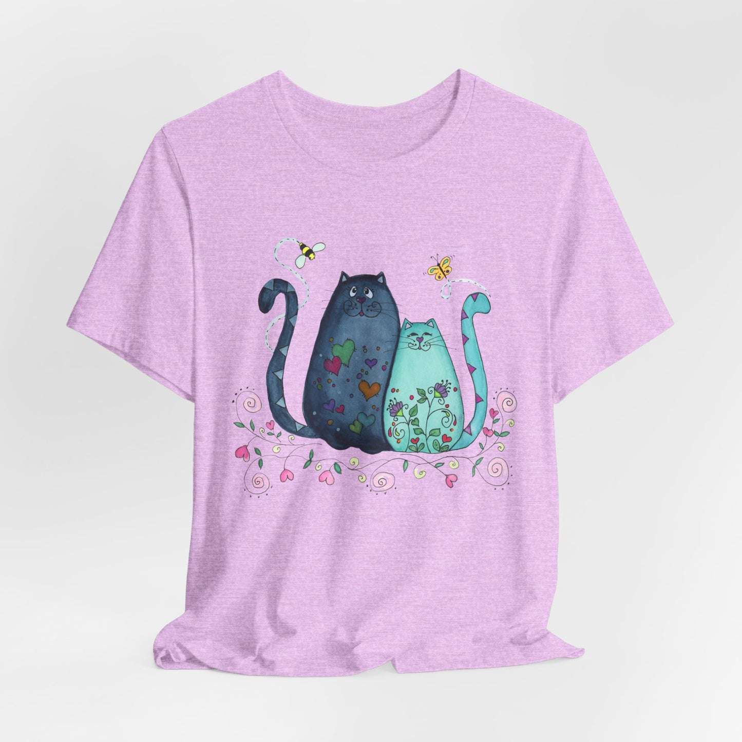 I Heart Cats Short Sleeve Tee