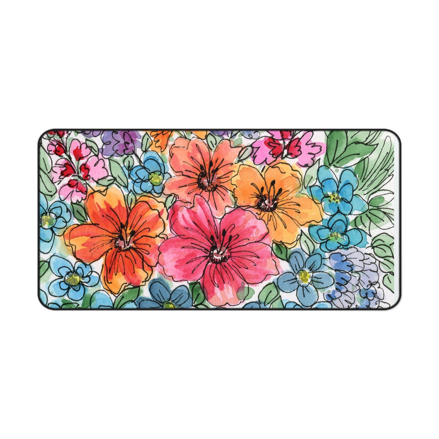 Flowers Bright  Desk Mat