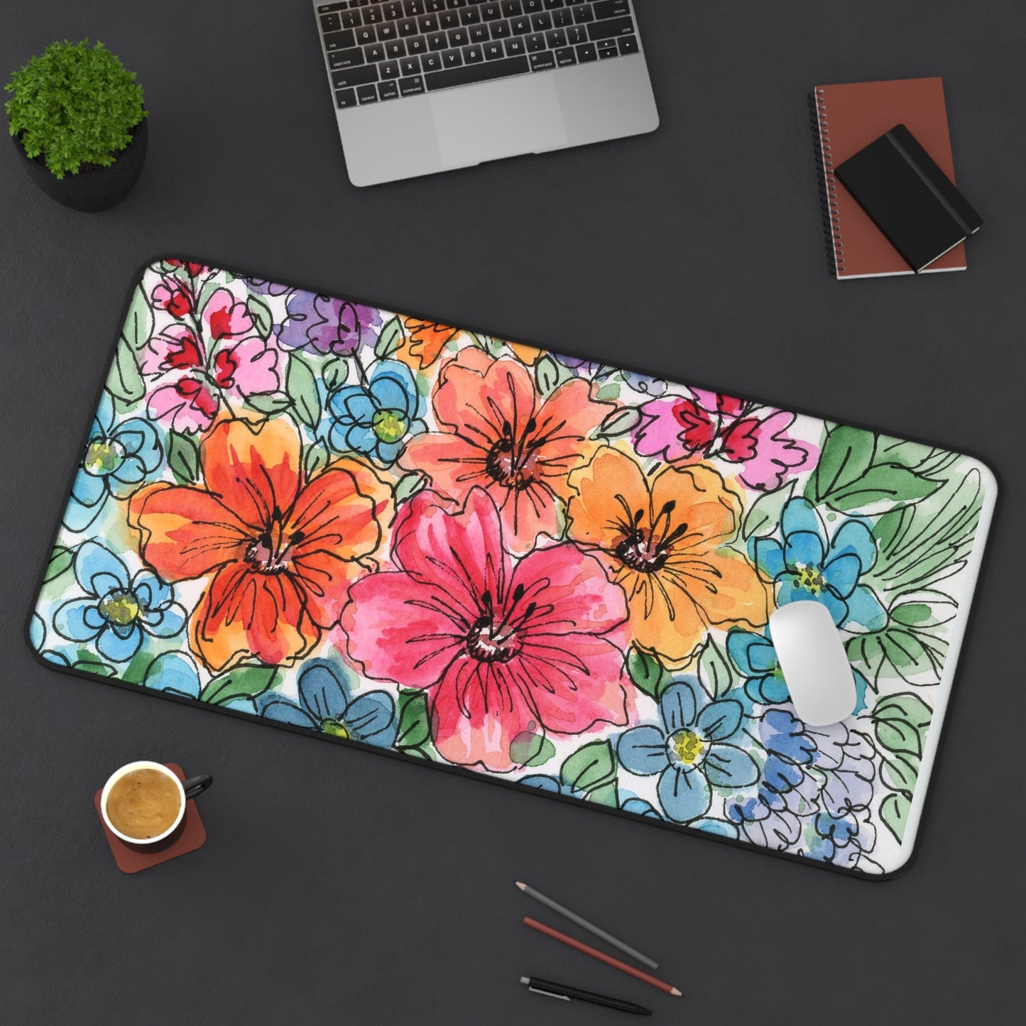 Flowers Bright  Desk Mat