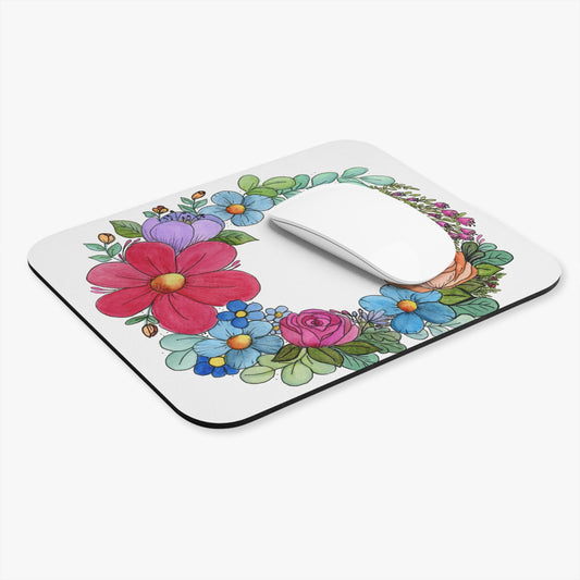 I Heart Wreath Mouse Pad (Rectangle)