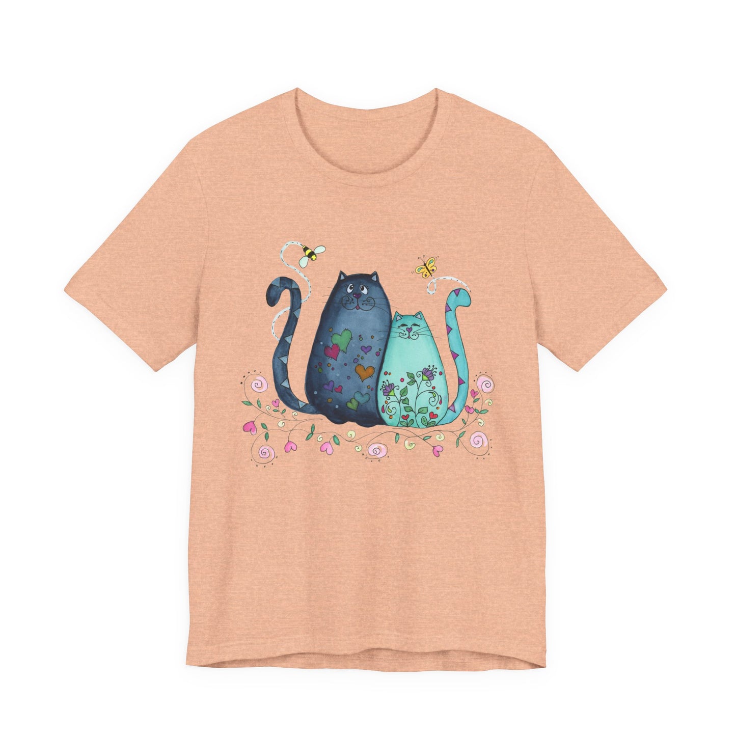 I Heart Cats Short Sleeve Tee