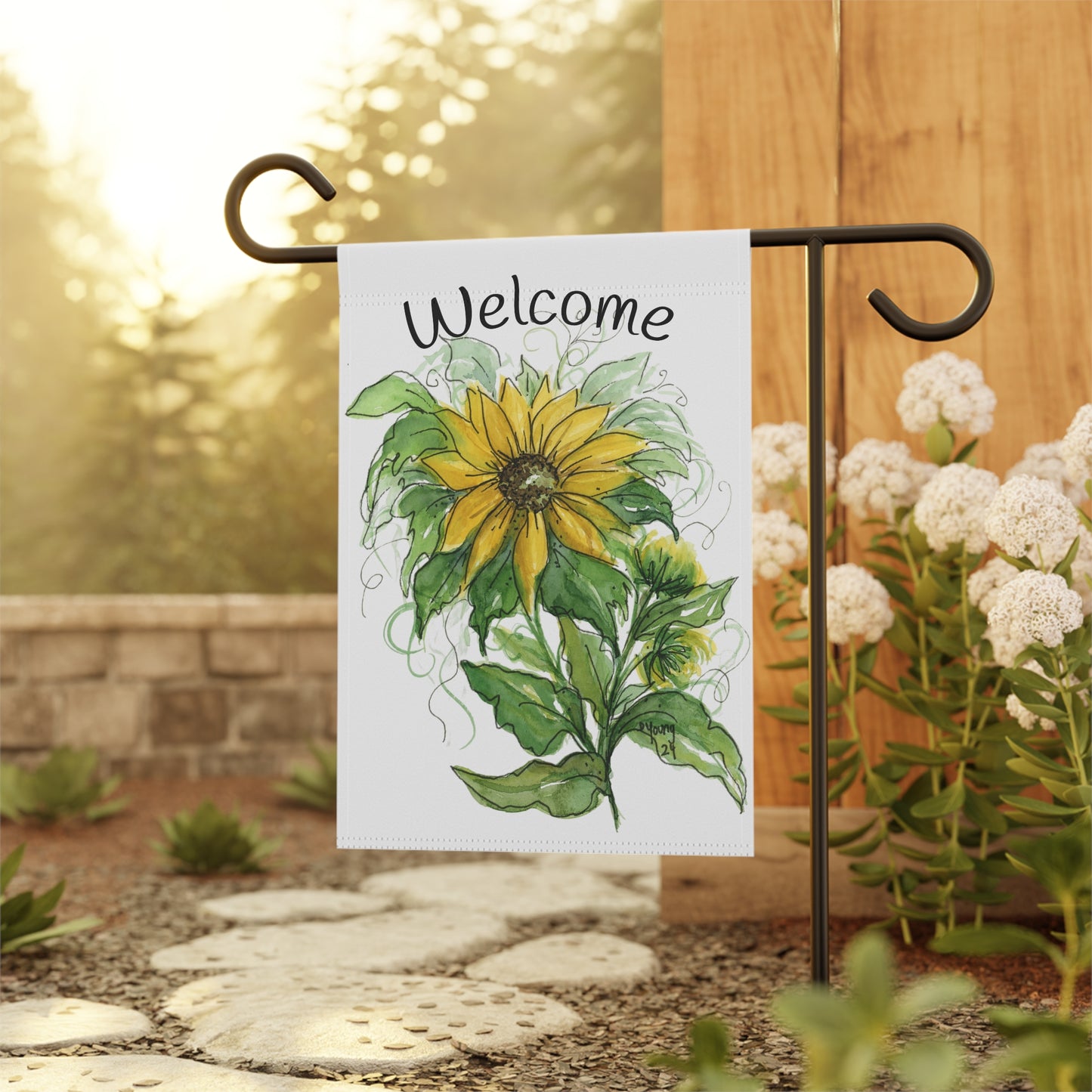 Sun Flower Garden & House Banner