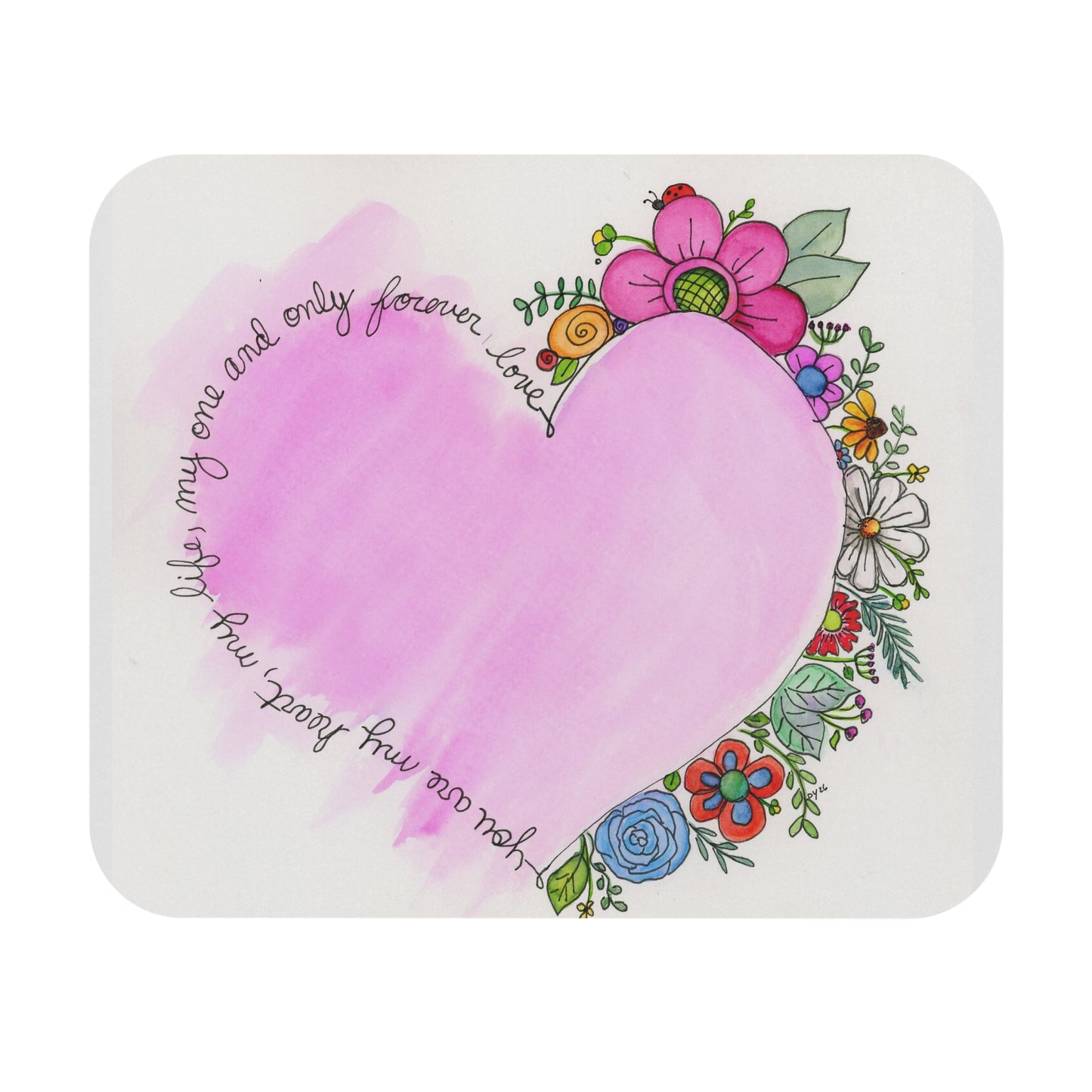 I Heart You Forever  Mouse Pad (Rectangle)