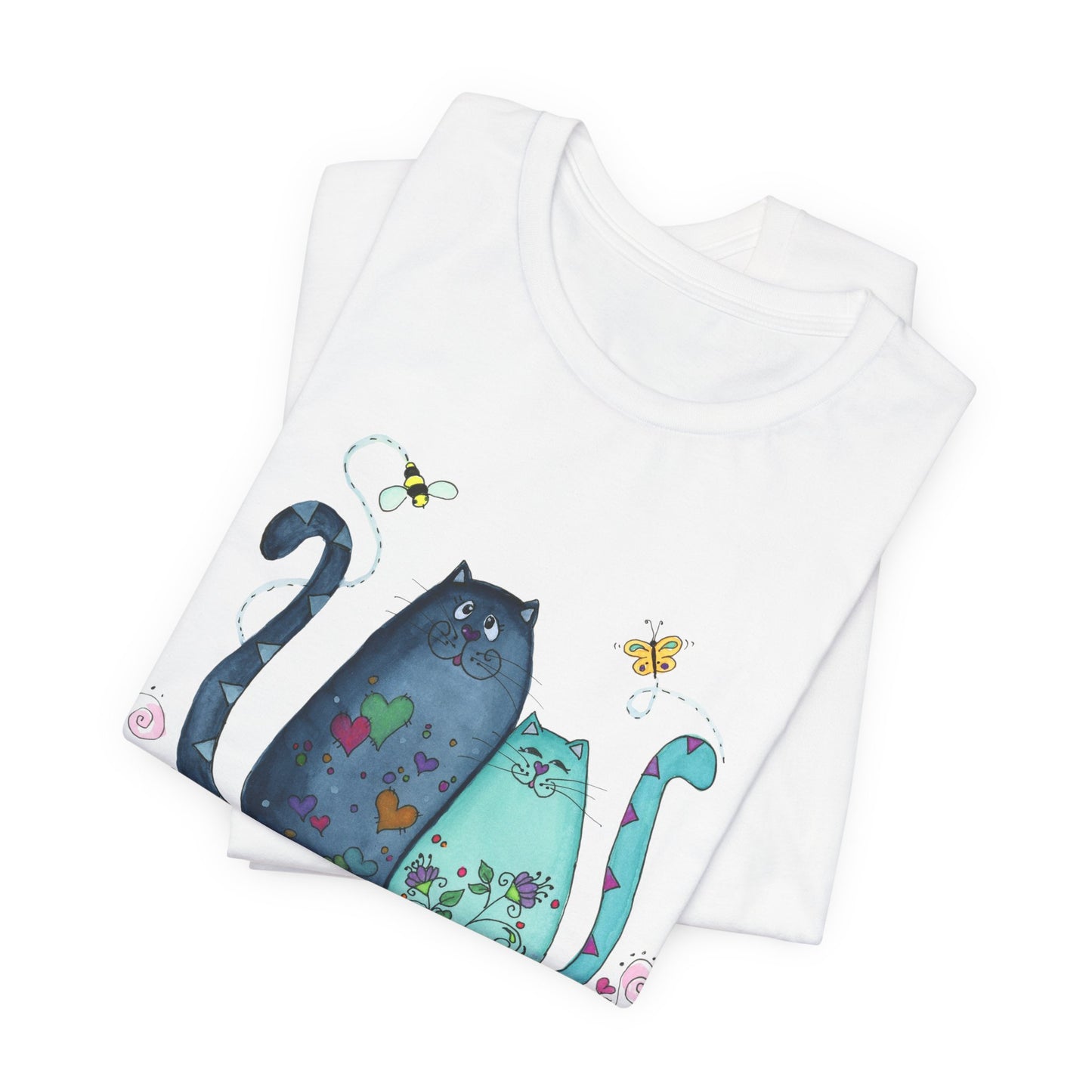 I Heart Cats Short Sleeve Tee