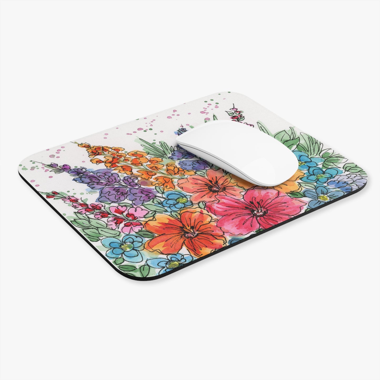 Flower Mouse Pad (Rectangle)
