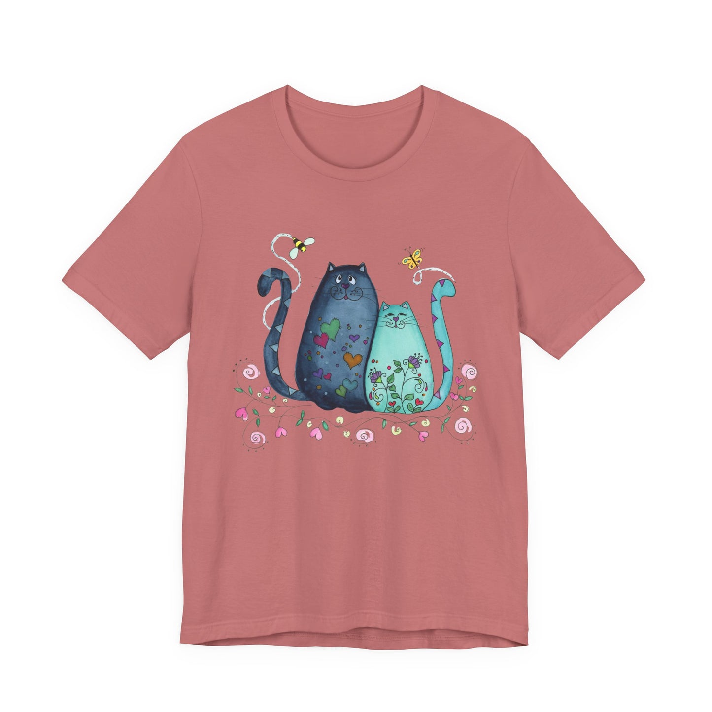 I Heart Cats Short Sleeve Tee