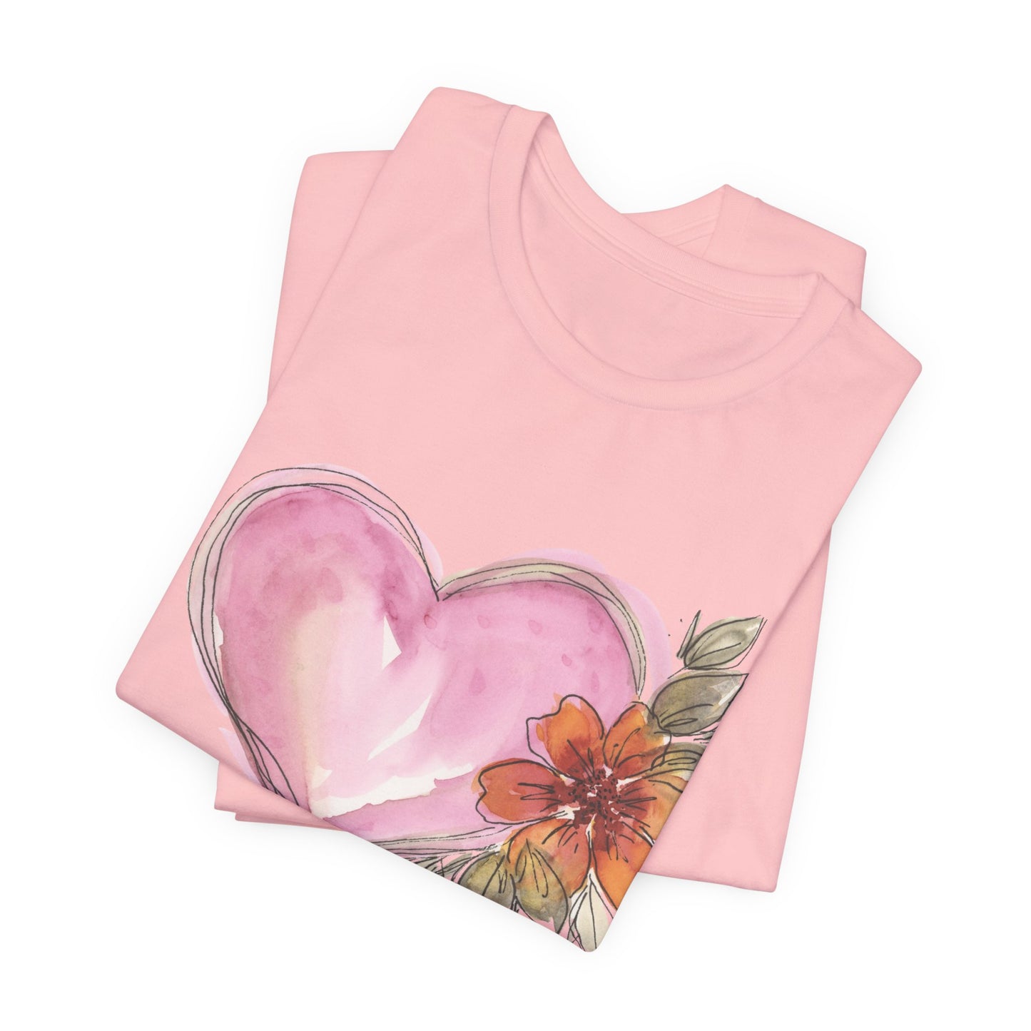 Heart Unisex Jersey Short Sleeve Tee