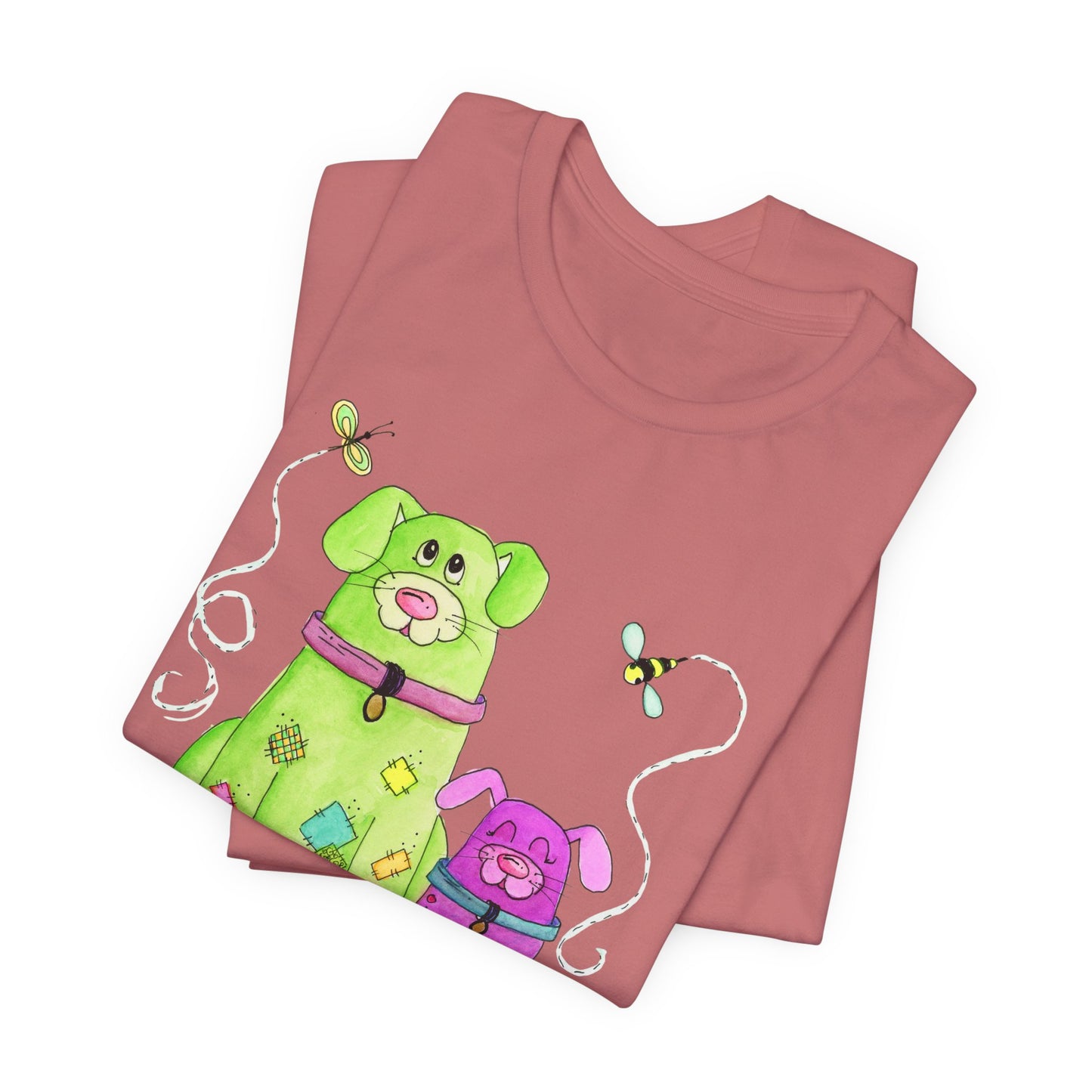 I Heart Dogs Short Sleeve Tee