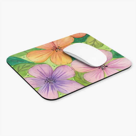 Tropical Flower Mouse Pad (Rectangle)