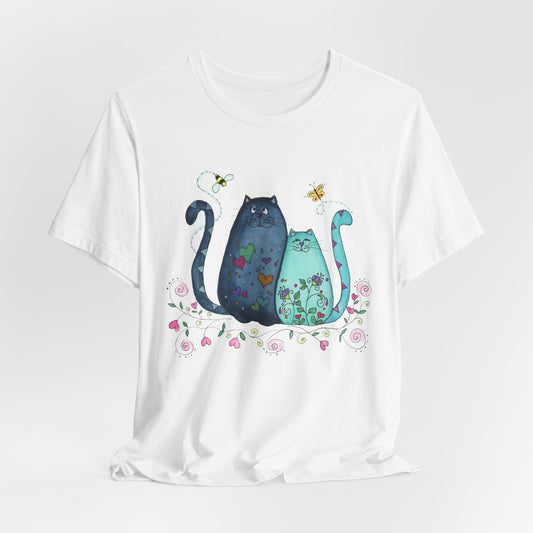 I Heart Cats Short Sleeve Tee