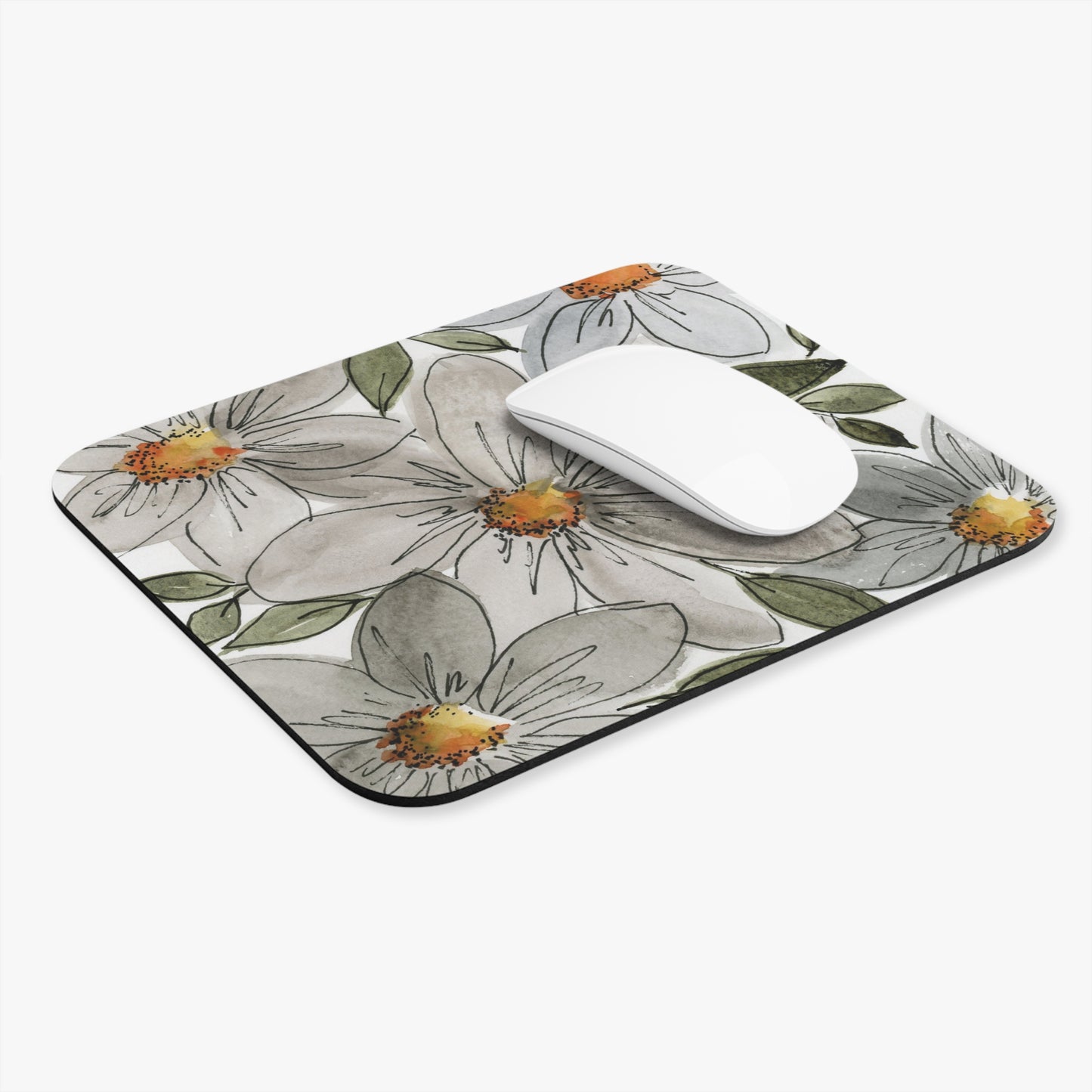 Daisies Flower Mouse Pad (Rectangle)