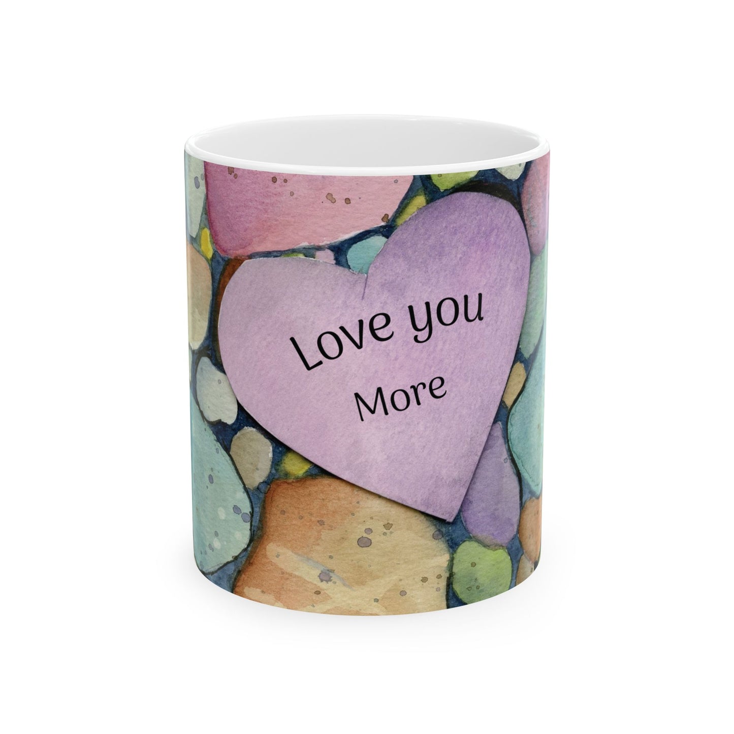 Pastel Rocks Ceramic Mug, (11oz)