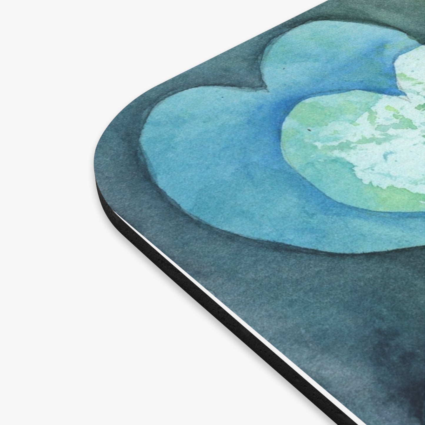 Blue Heart Mouse Pad (Rectangle)