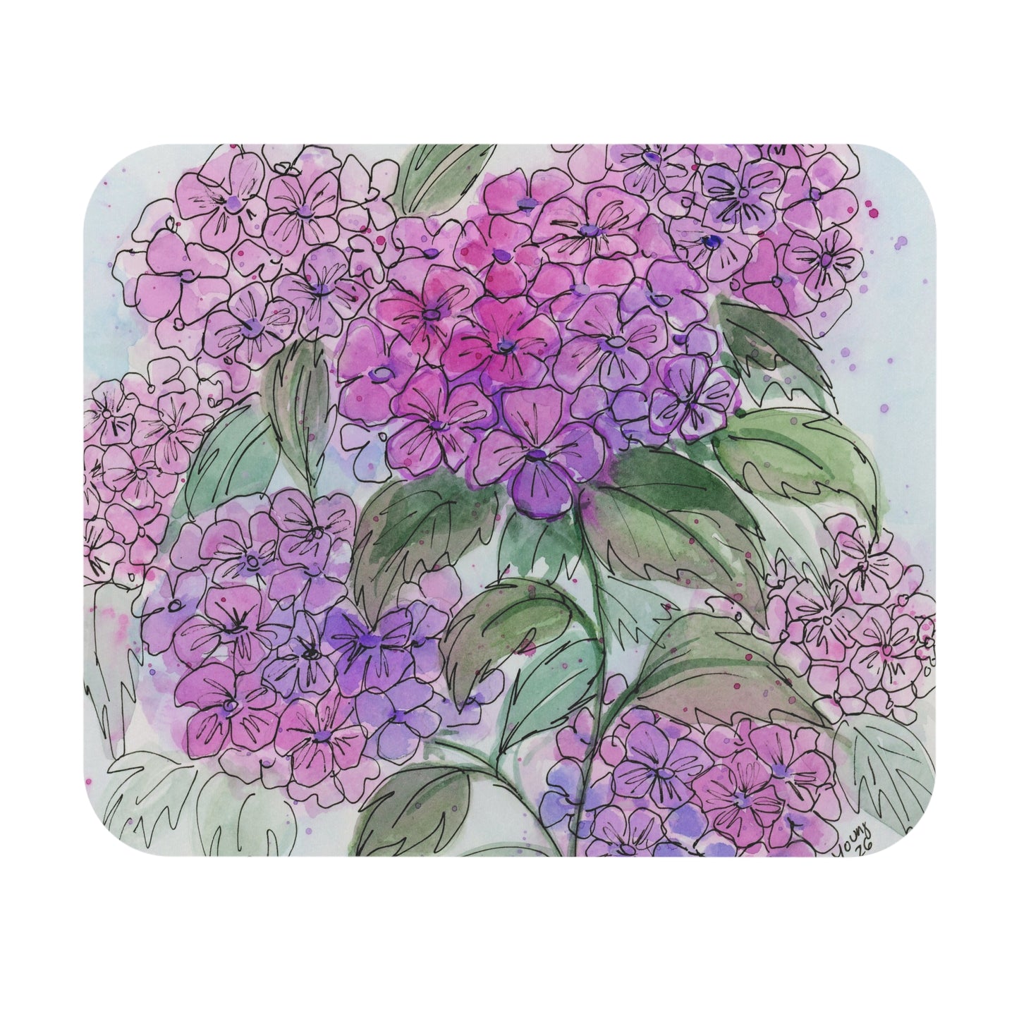 Pink Mouse Pad (Rectangle)