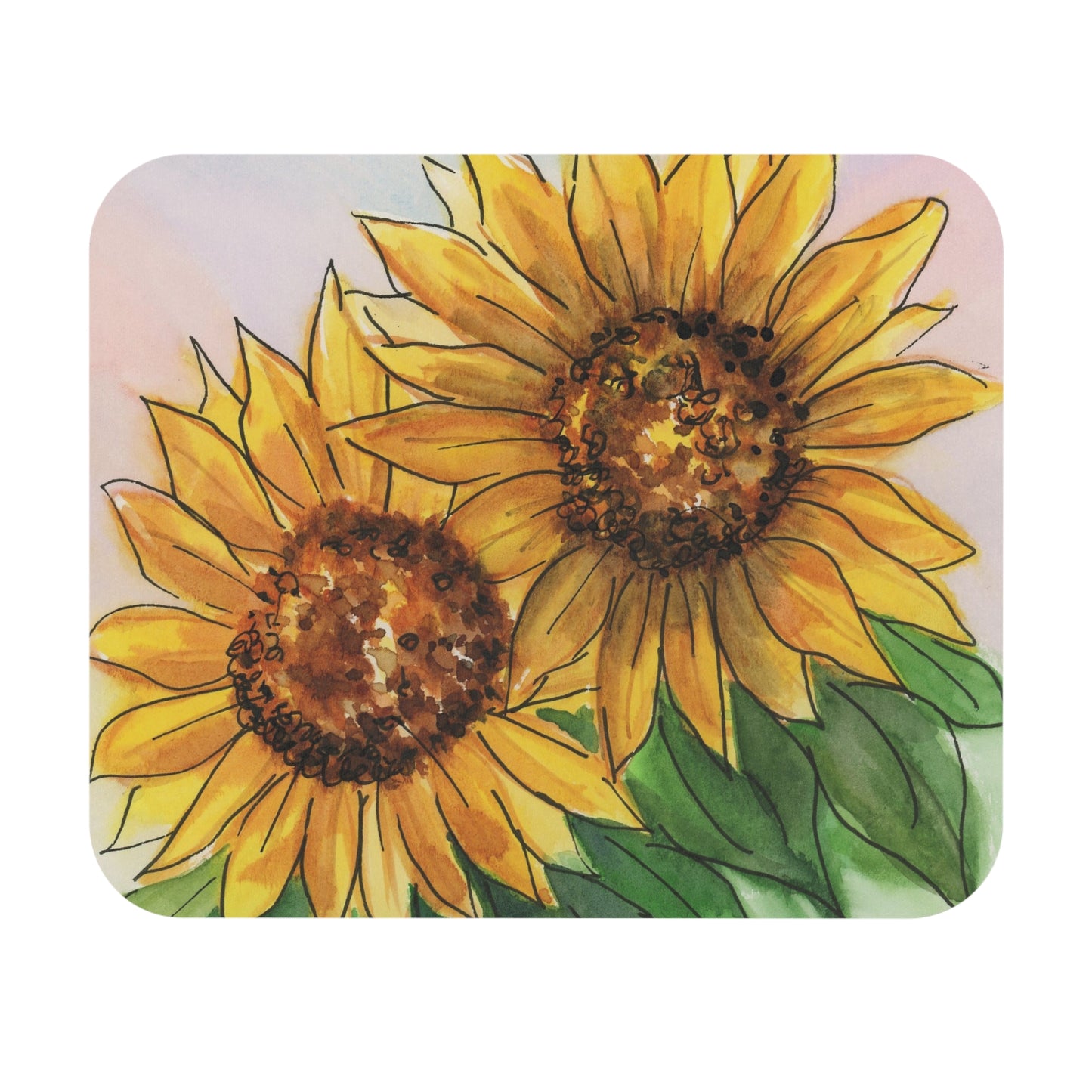 Sun Flower Mouse Pad (Rectangle)