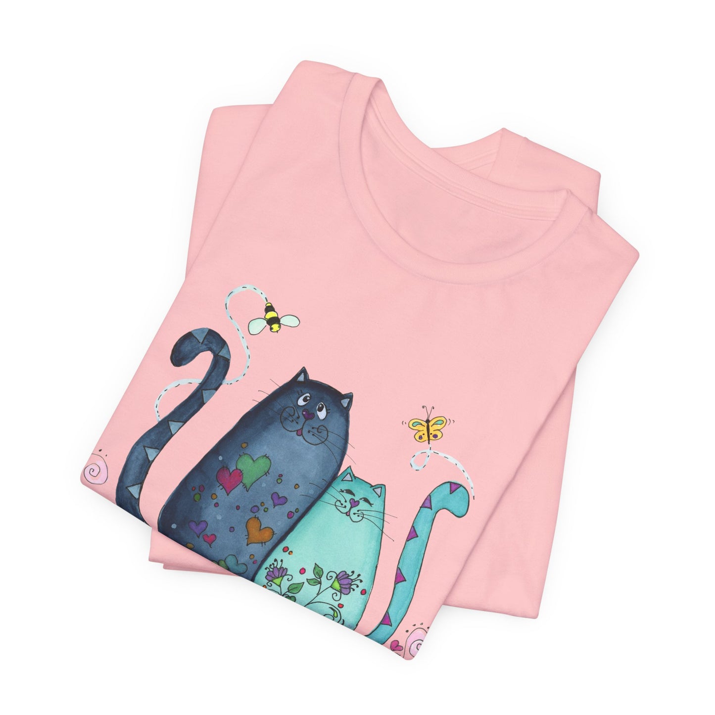 I Heart Cats Short Sleeve Tee