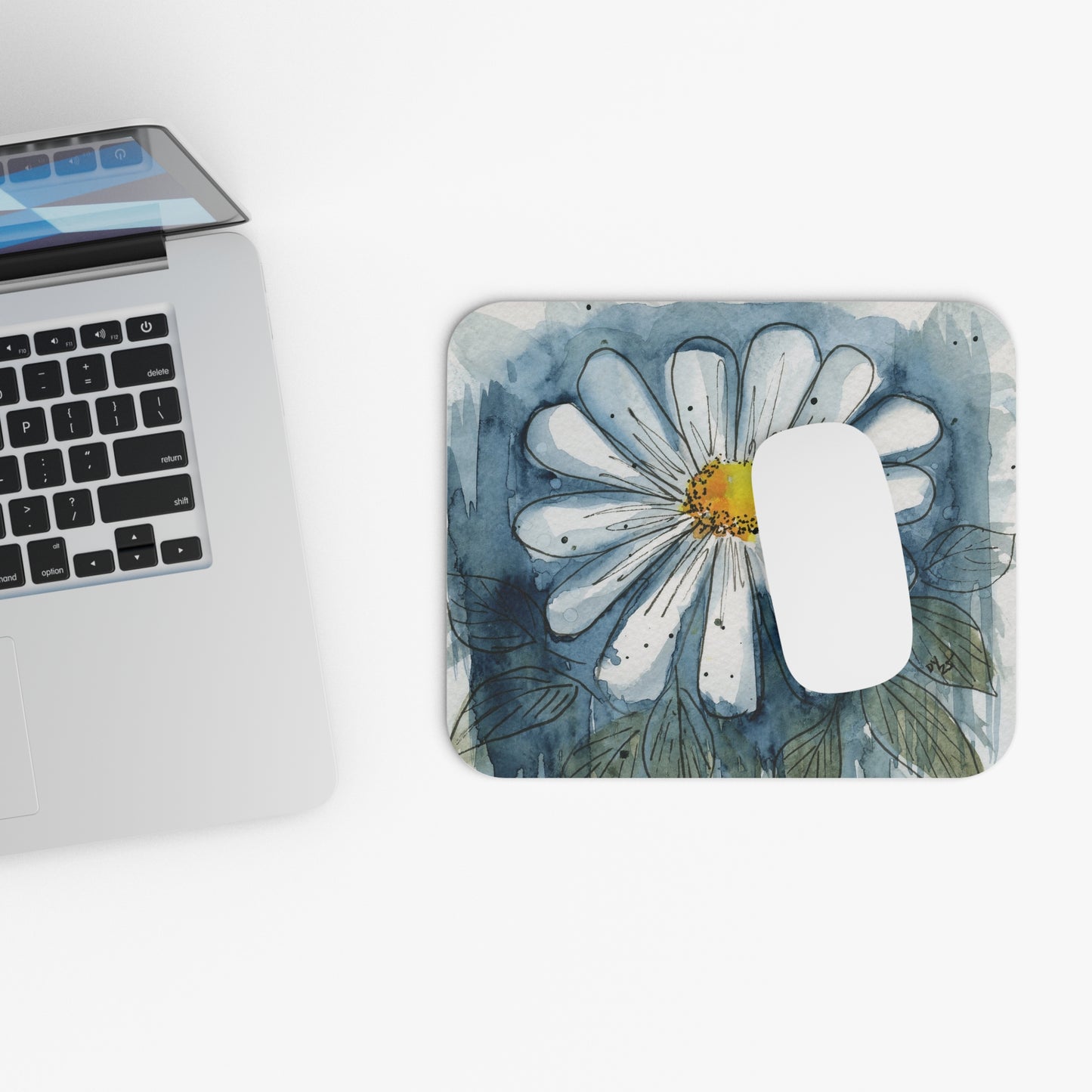 Daisy Flower Mouse Pad (Rectangle)