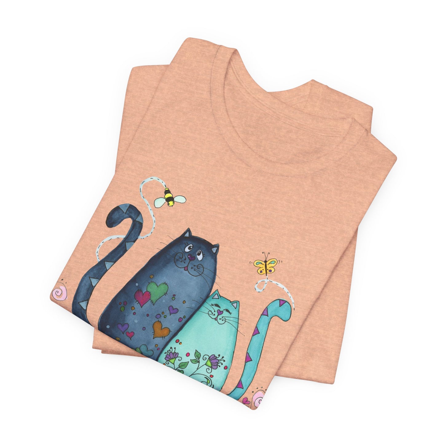 I Heart Cats Short Sleeve Tee