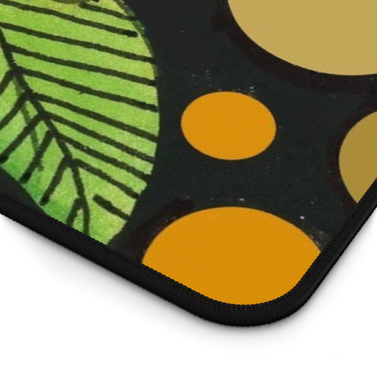 Orange Flower Desk Mat