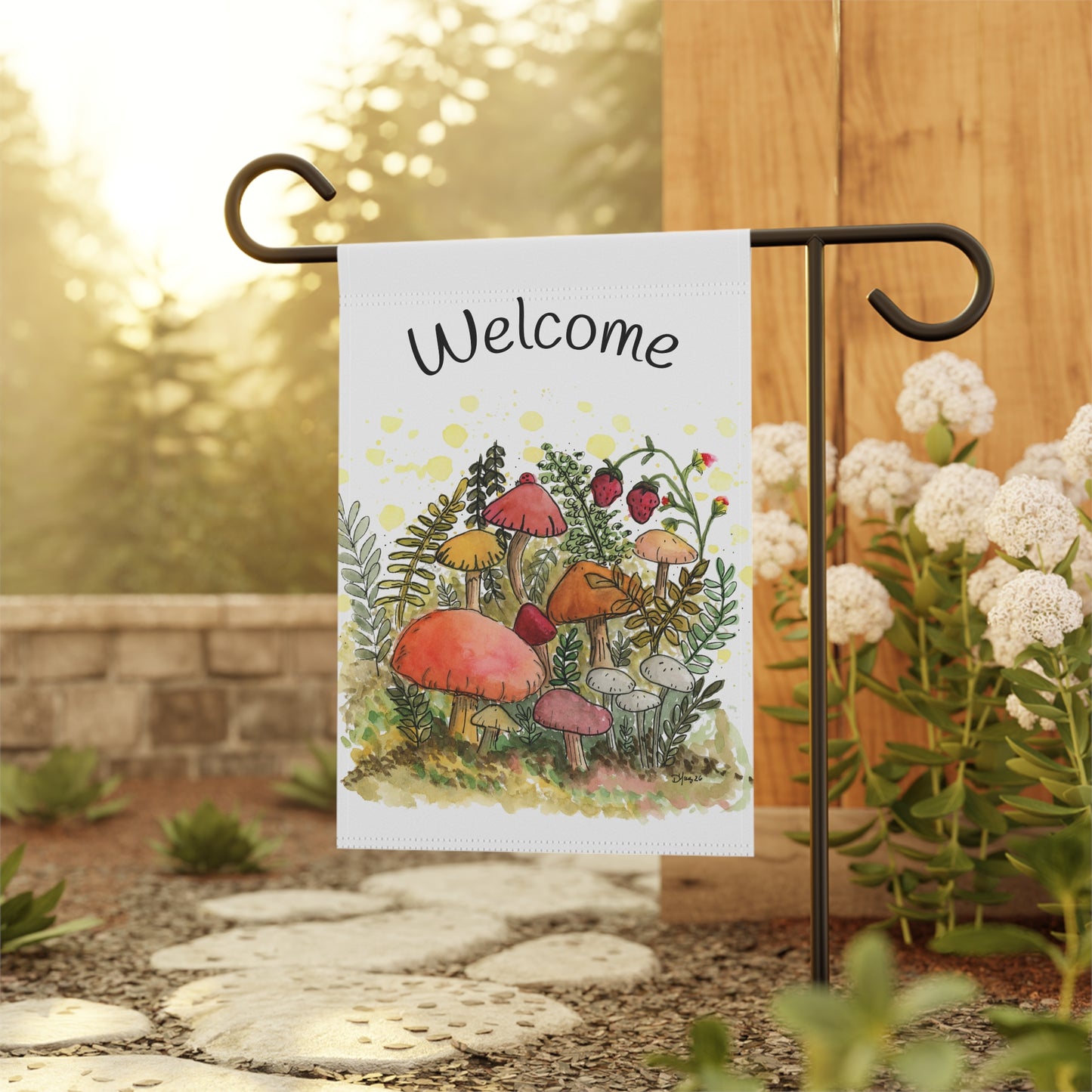 Mushroom  Garden & House Banner