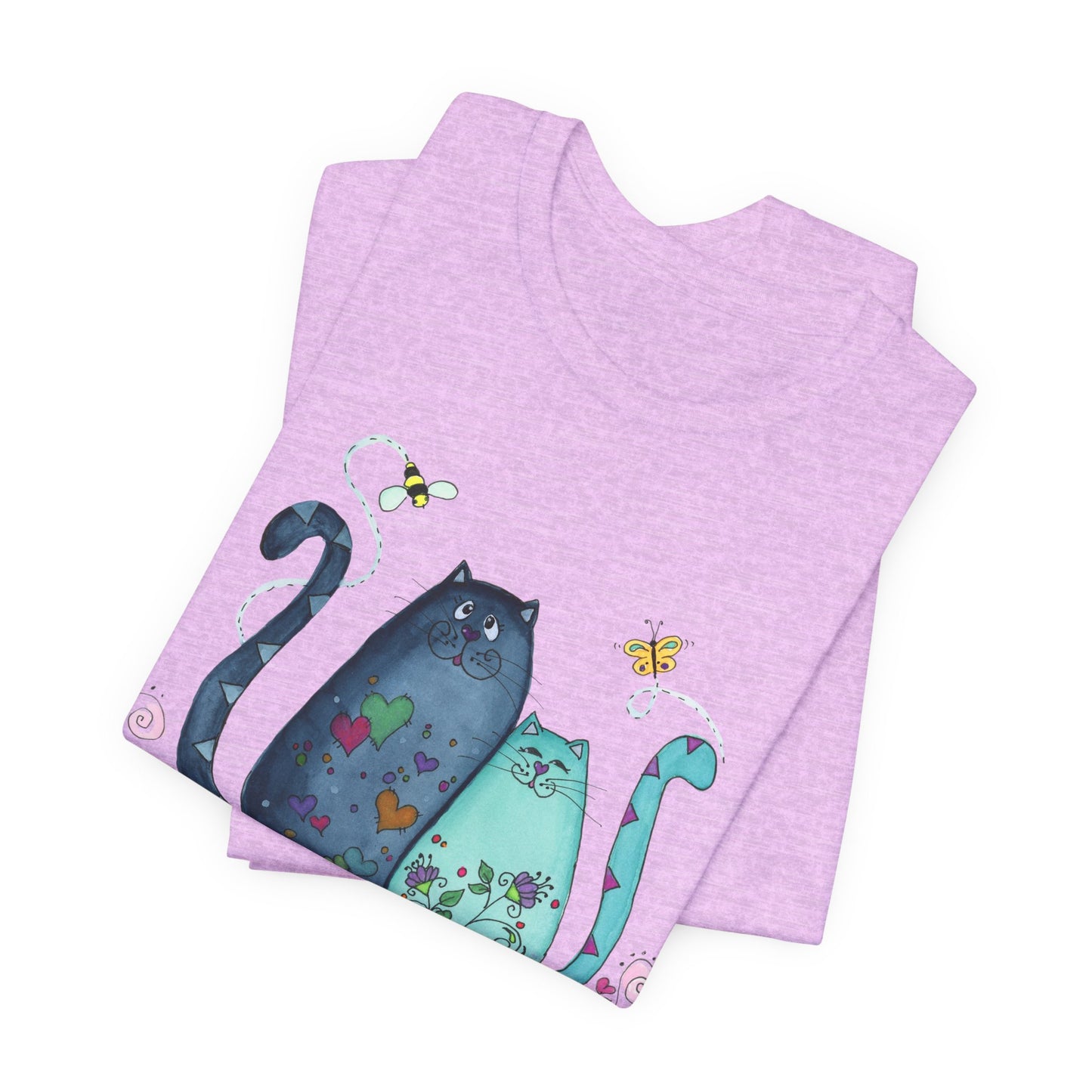 I Heart Cats Short Sleeve Tee