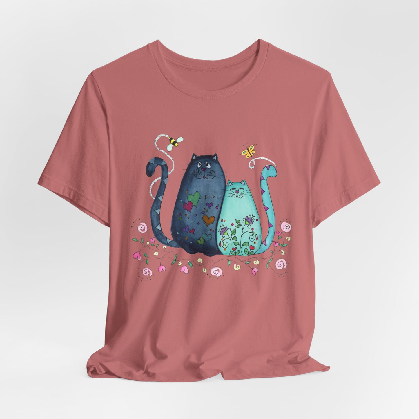 I Heart Cats Short Sleeve Tee