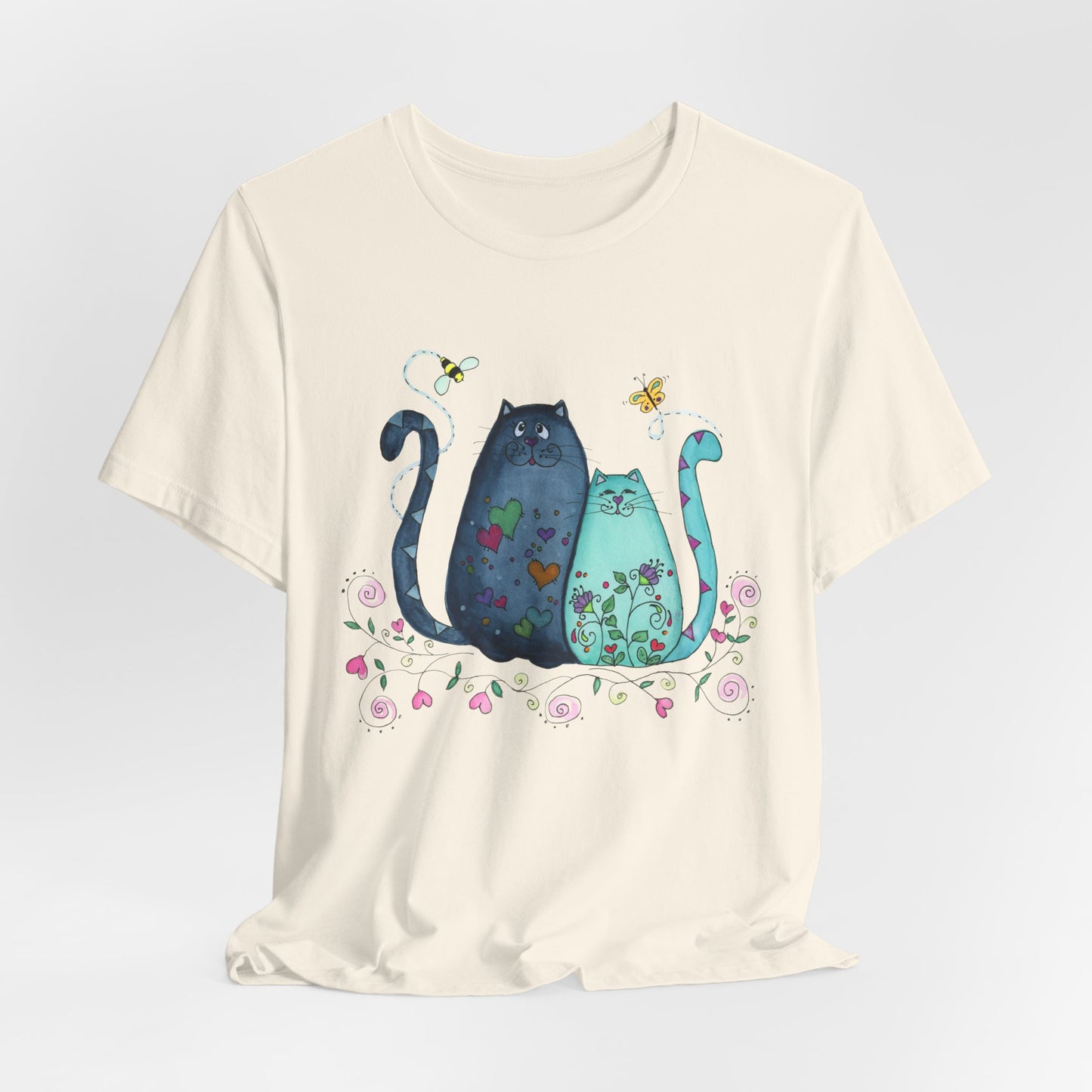 I Heart Cats Short Sleeve Tee