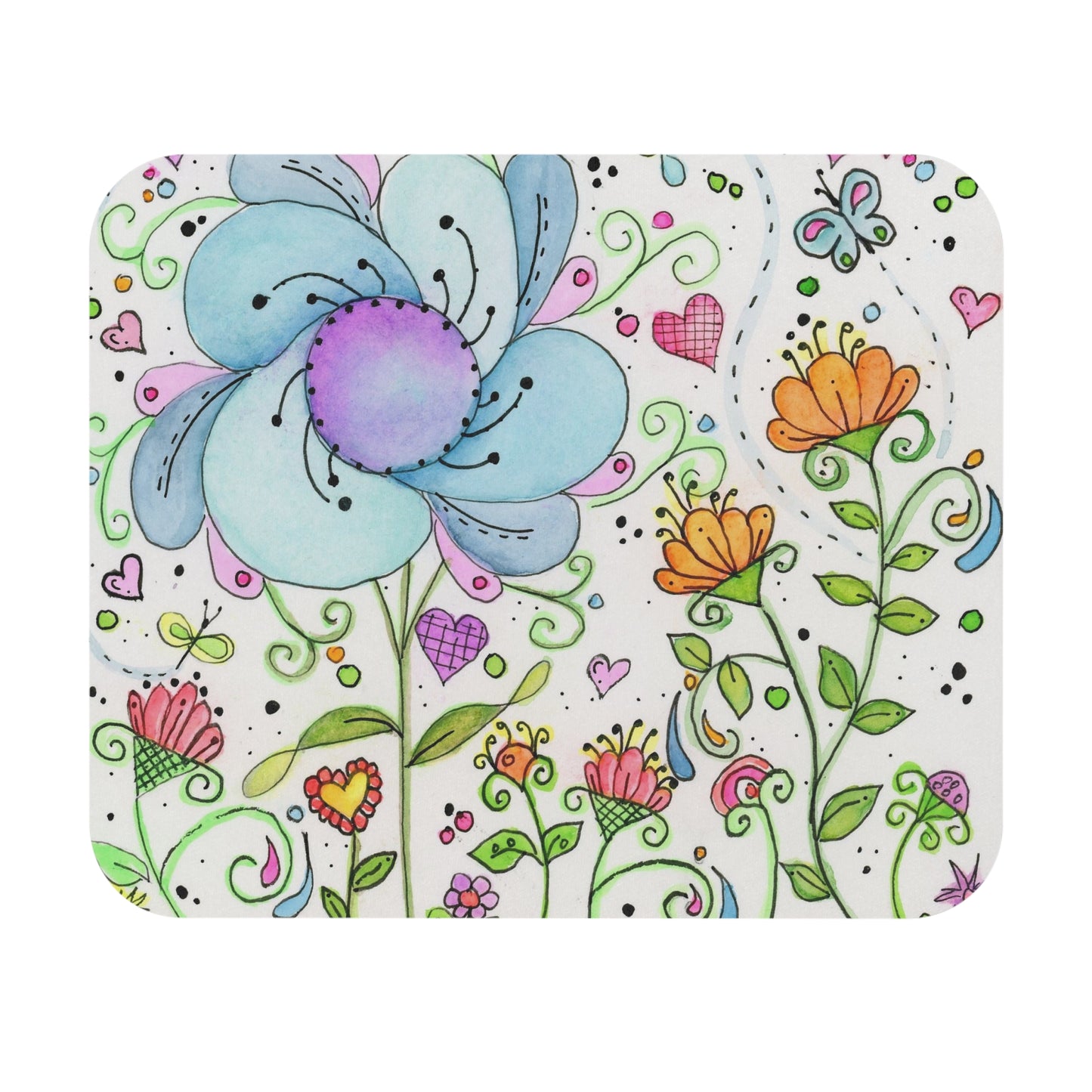Garden Doodle  Mouse Pad (Rectangle)