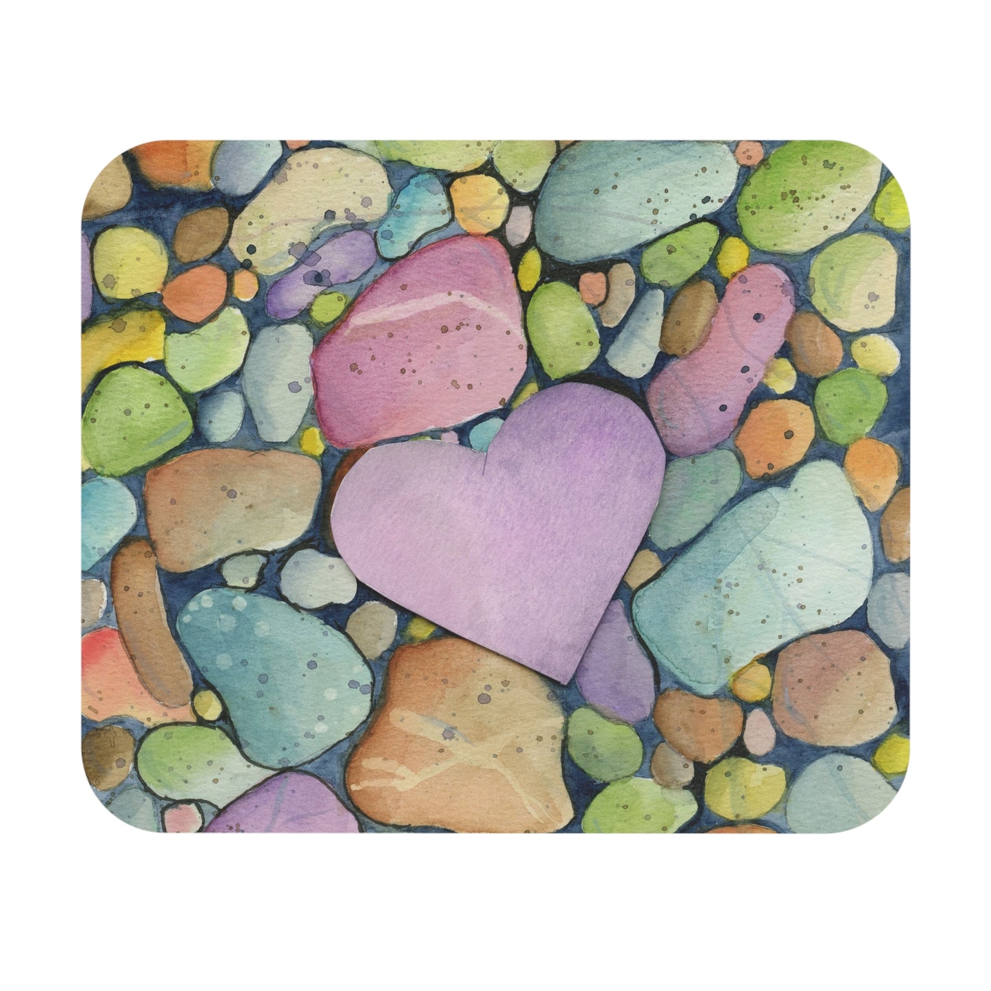 Heart Rocks Mouse Pad (Rectangle)