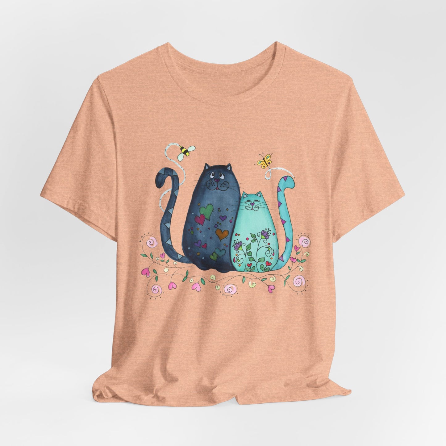 I Heart Cats Short Sleeve Tee