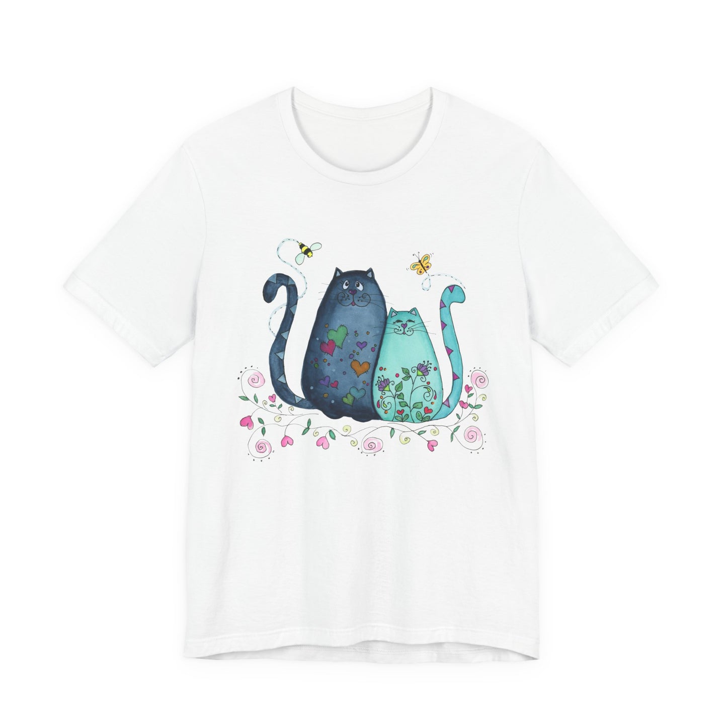 I Heart Cats Short Sleeve Tee